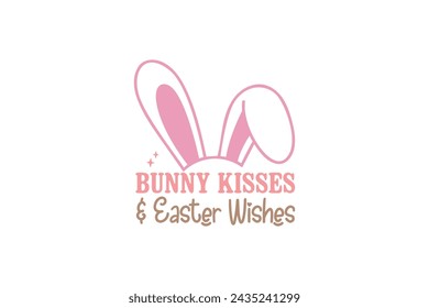 Bunny Kisses  Easter wishes, Easter Bunny T shirt design