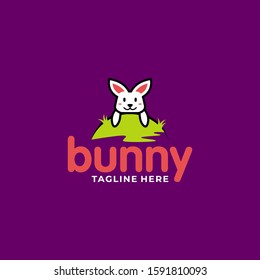 Bunny Logo Inspiration Vector Stock Image