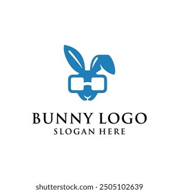 bunny logo simple ,modern and minimalist