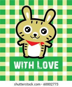 Bunny Love Stock Vector (Royalty Free) 60002773 | Shutterstock