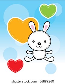 bunny love card