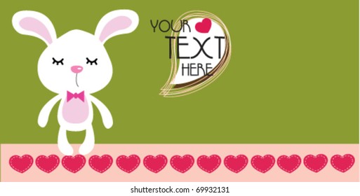 bunny love card 5