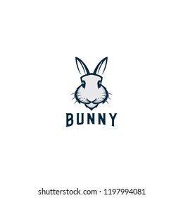 Bunny Mascot Logo Design Vector Template Stock Vector (Royalty Free ...