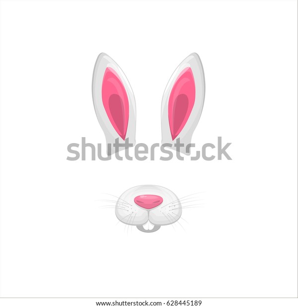 Download Bunny Mask Easter Bunny Ears Vector Stock Vector (Royalty ...