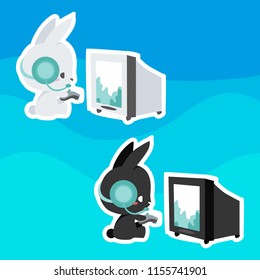 Bunny play game