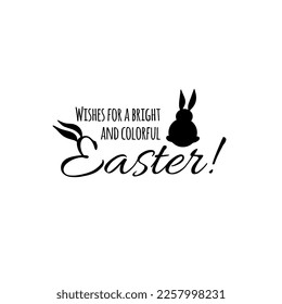 Bunny Quotes SVG Cut Files Designs Bundle, Easter quotes SVG cut files, SVG illustration for Easter Celebration, lettering happy easter.