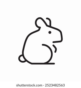 coelho ícone sinal vetor