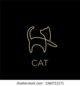 bunny rabbit logo line style outline icon designs vector illustration art monoline