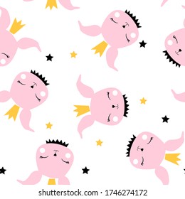 Bunny seamless pattern. Vector illustration design for fashion fabrics, textile graphics, prints.	