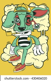 Bunny Smoking