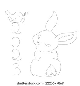 The bunny is a symbol of the upcoming 2023.