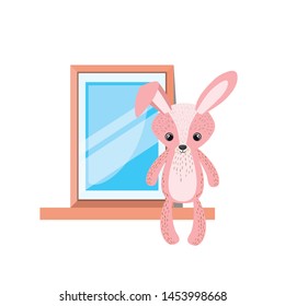 bunny of teddy for baby room decoration