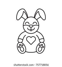 Bunny toy icon