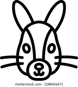 Bunny Vector Icon Design Illustration