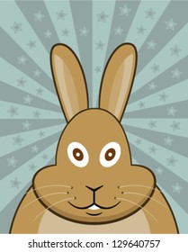 Bunny. Vector illustration.