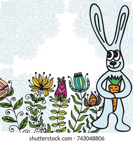 Bunny. Vector illustration.