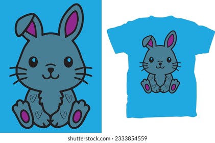 The Bunny Vector SVG Design is a digital graphic representation of a bunny created using vector graphics. It is designed in the Scalable Vector Graphics (SVG) format, which allows the image to be scal