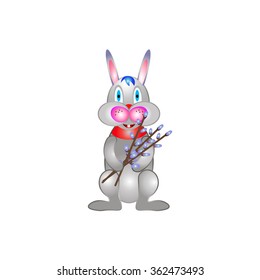 bunny with willow