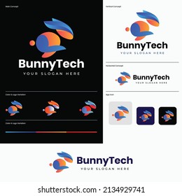 BunnyTech Logo Design Technology Science