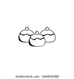 buns icon. Element of bakery icon. Premium quality graphic design. Signs and symbols collection icon for websites, web design, mobile app on white background