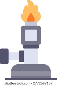 Bunsen Burner New Creative Icon Design Vector