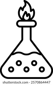 Bunsen Burner vector icon. Can be used for printing, mobile and web applications.