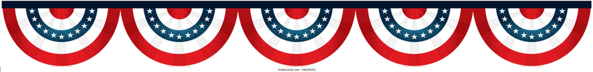 bunting american flags