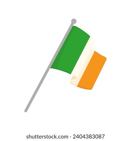 Bunting flag of Ireland Elements for St. Patrick's Day decorations