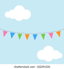 Bunting flags