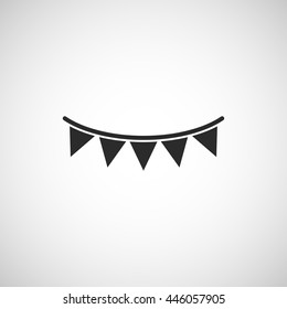 Bunting Flags Icon