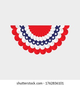 Bunting for July 4 and most patriotic American holidays.