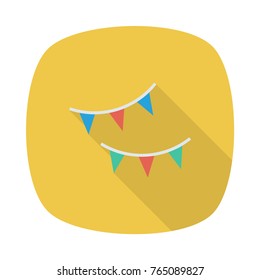 bunting Square  Rounded 