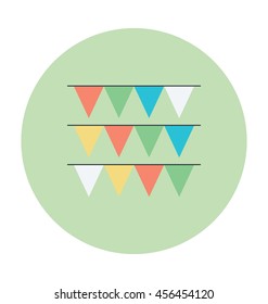 Buntings Colored Vector Icon