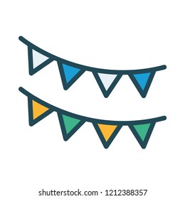buntings   small flag  decoration  