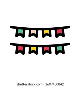 iconos de color plano vectorial 