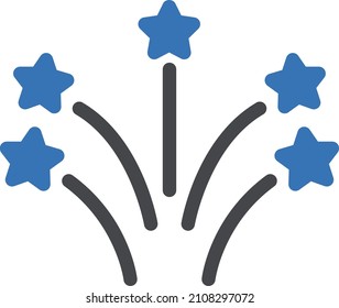 buntings vector glyph color icon