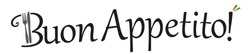 Buon Appetito Logo Typography Vector