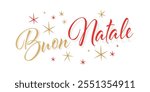 Buon natale, Merry Christmas in Italian