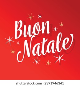 Buon natale, Merry Christmas in Italian