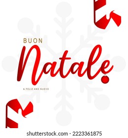 buon natale translated , italian merry christmas