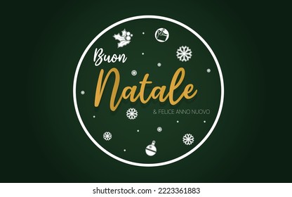 buon natale translated , italian merry christmas