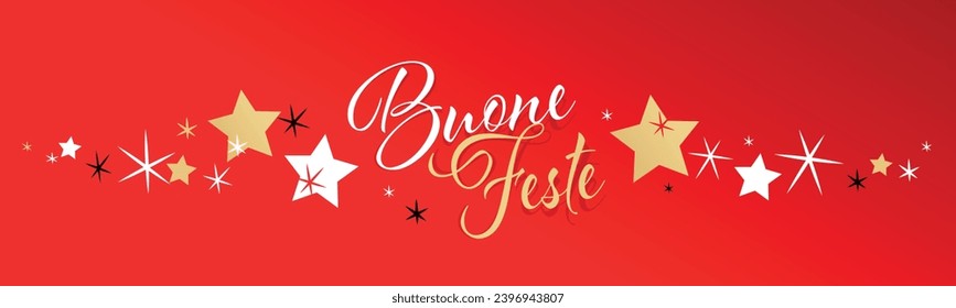 Buone feste, Happy holidays in Italian