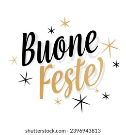 Buone feste, Happy holidays in Italian