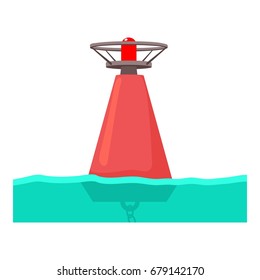 Buoy Icon. Cartoon Illustration Of Buoy Vector Icon For Web