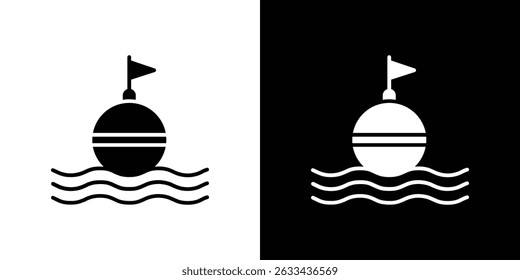 Concepto de icono de boya, Ilustración vectorial