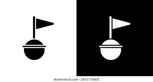 Buoy icon of a flat style vector