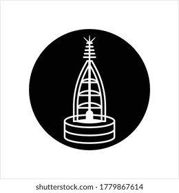 Buoy Icon, Float Buoy Icon Vector Art Illustration