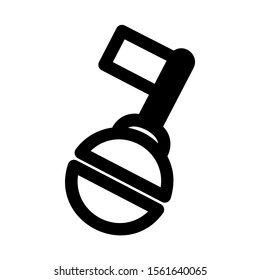 buoy icon isolated sign symbol vector illustration - high quality black style vector icons
