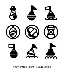 buoy icon isolated sign symbol vector illustration - Collection of high quality black style vector icons
