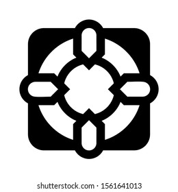 buoy icon isolated sign symbol vector illustration - high quality black style vector icons
